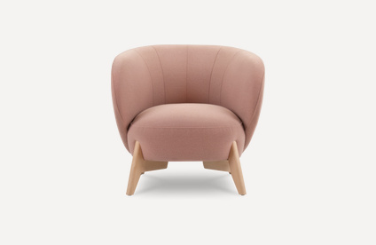 Кресло Тилар Textile Pink