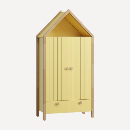 Распашной шкаф Руффи-2 Mustard
