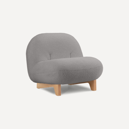 Кресло Элвит Мех Темно-Серый