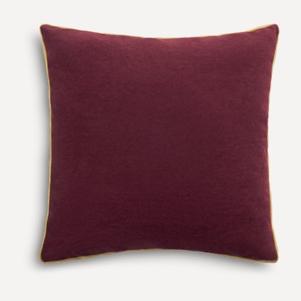 Подушка Бирни Velvet Marsala 45x45