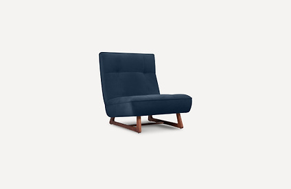 Кресло Рибс Velvet Blue распродажа