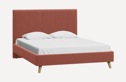 Кровать Шерона-Legs 160 Velvet Terra