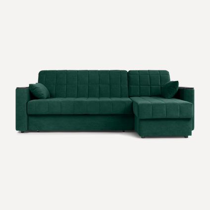 Диван угловой Мурано Velvet Emerald