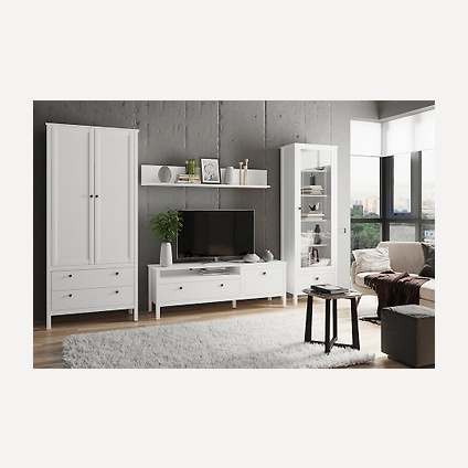 Модульная гостиная Хельга-1 Белый