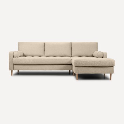 Диван угловой Плэнтис Bucle Beige