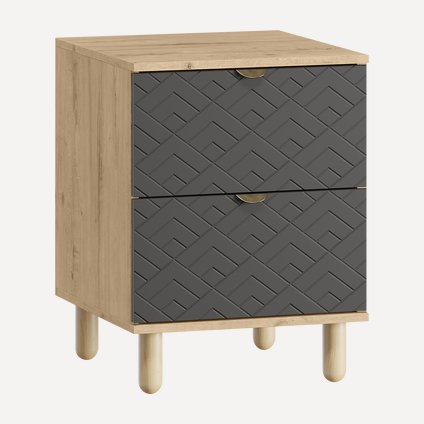 Тумба прикроватная Теджонс Art Grafit