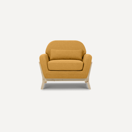 Кресло Эннис Textile Yellow