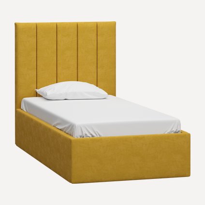 Кровать Вега 90 Velvet Yellow