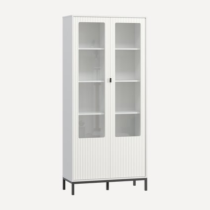 Витрина Трейвис 2-93x205 Белый