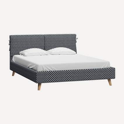 Кровать Ситено 160 Chess Black