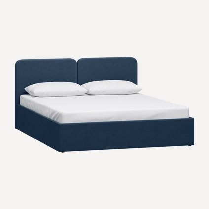 Кровать Вилена 160 Velvet Navy Blue