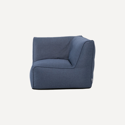 Угловое кресло Нельс Textile Blue