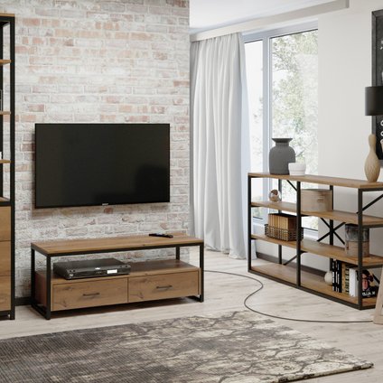 Модульная гостиная Лофт Дуб Кельтик