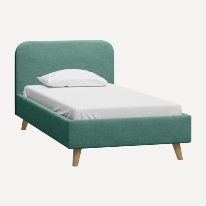Кровать Лайтси 90 Velvet Mint