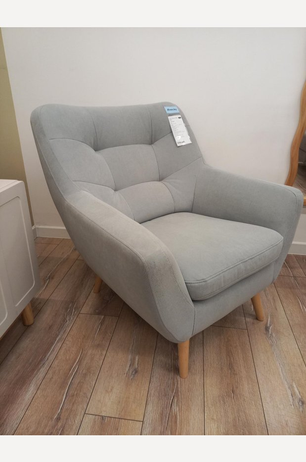 Кресло Витио Velvet Silver - фото 3