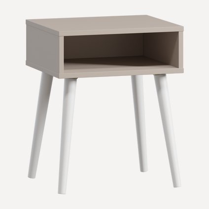 Тумба прикроватная Ивейн-1 Open Latte White