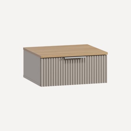 Тумба прикроватная подвесная Енссон-1 Latte Oak