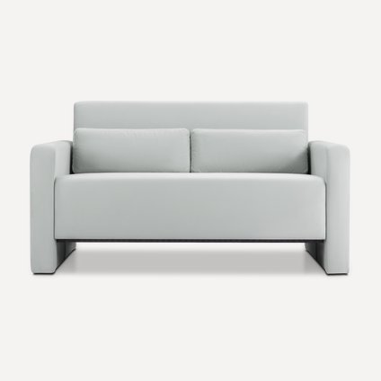 Диван прямой Ланер-Мини 120 Velvet Silver