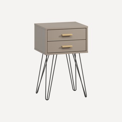 Тумба прикроватная Ивейн-6 Gene Iron Double Latte