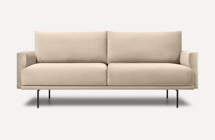 Диван прямой Мисл Barhat Beige