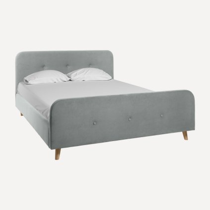 Кровать Плиди 180 Velvet Grey