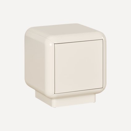 Тумба прикроватная Венда 1-45x49 Бежевый Глянец