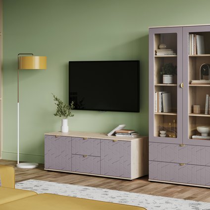 Модульная гостиная Монблан-1 Angle Lavanda