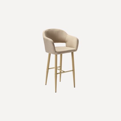 Стул барный Одар-1 Velvet Beige