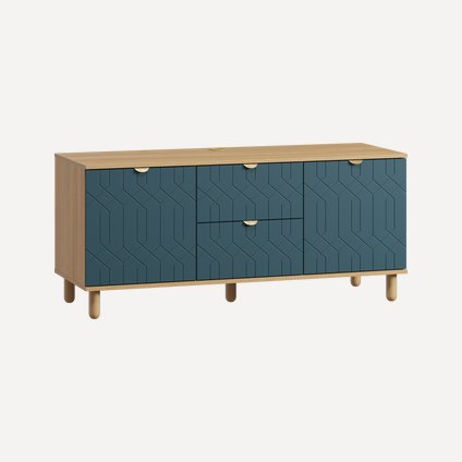 ТВ-тумба Теджонс 139x62 Деко Аквамарин
