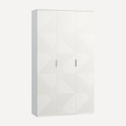 Распашной шкаф Шелтон 3-137x240 Белый
