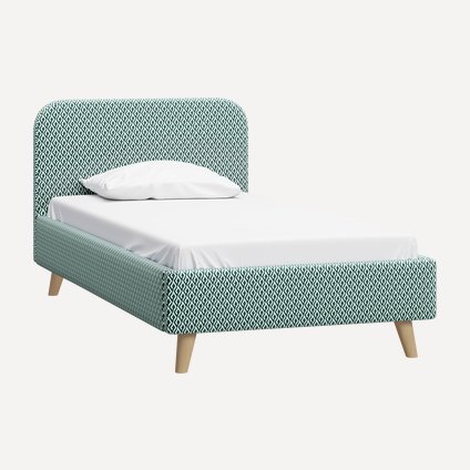 Кровать Лайтси 120 Lozenge Green