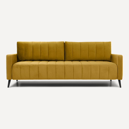 Диван прямой Маркфул Velvet Yellow