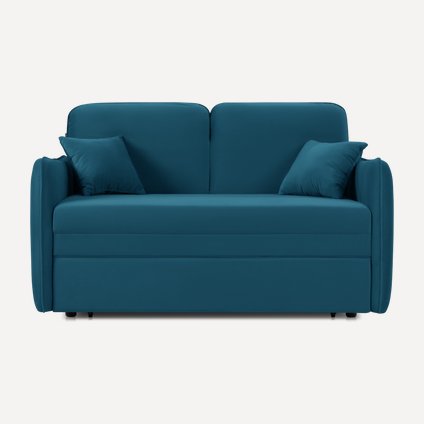 Диван прямой Кейсес 140 Velvet Navy Blue