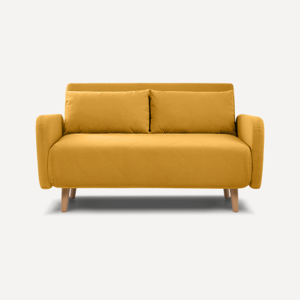 Диван прямой Кускен Velvet Yellow