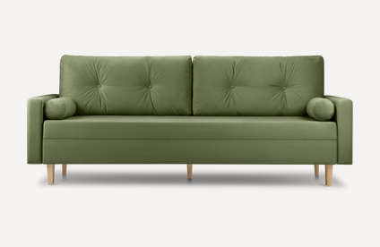 Диван түзу Нумо Velvet Olive