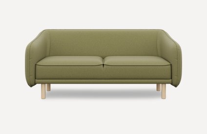 Диван прямой Коренс-3 Textile Olive