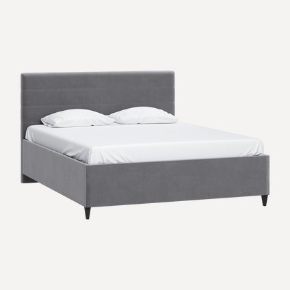 Кровать Эстель-1 140 Velvet Grey