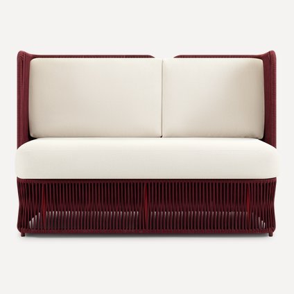 Диван прямой Ланоси Textile Bordo