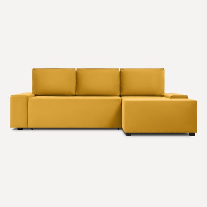 Диван угловой Корс Velvet Yellow