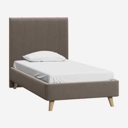 Кровать Шерона-Legs 120 Velvet Latte