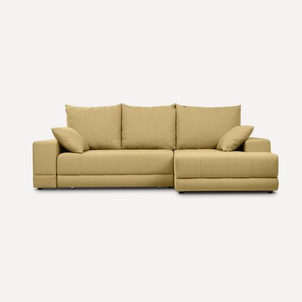 Диван угловой Дарол Textile Yellow