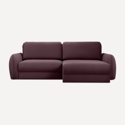 Диван угловой Биани-1 Velvet Wine