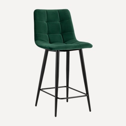 Стул полубарный Дарлен Velvet Green