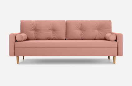 Диван прямой Нумо Velvet Pink