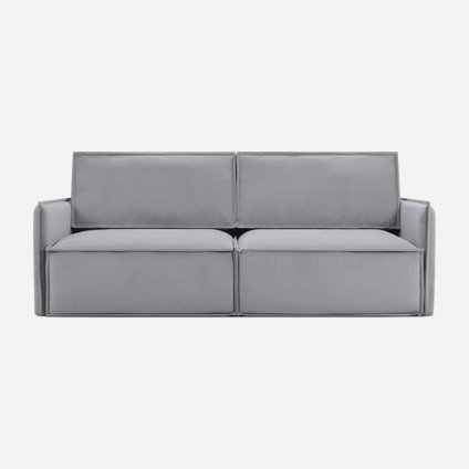 Диван прямой Ольен Velvet Silver