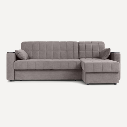 Диван угловой аккордеон Мурано Velvet Grey