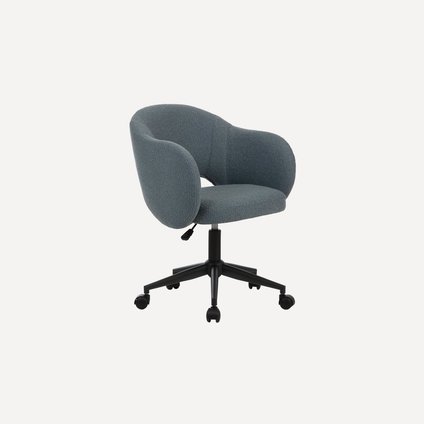 Офисное кресло Дейзи Букле Серо-голубой/Черный распродажа