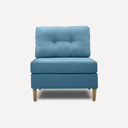 Кресло Динс-1 Textile Blue