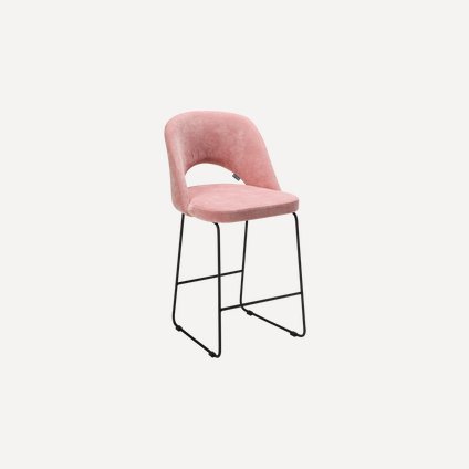 Стул полубарный Ларс-4 Velvet Pink
