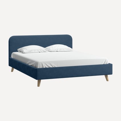 Кровать Лайтси 180 Velvet Navy Blue